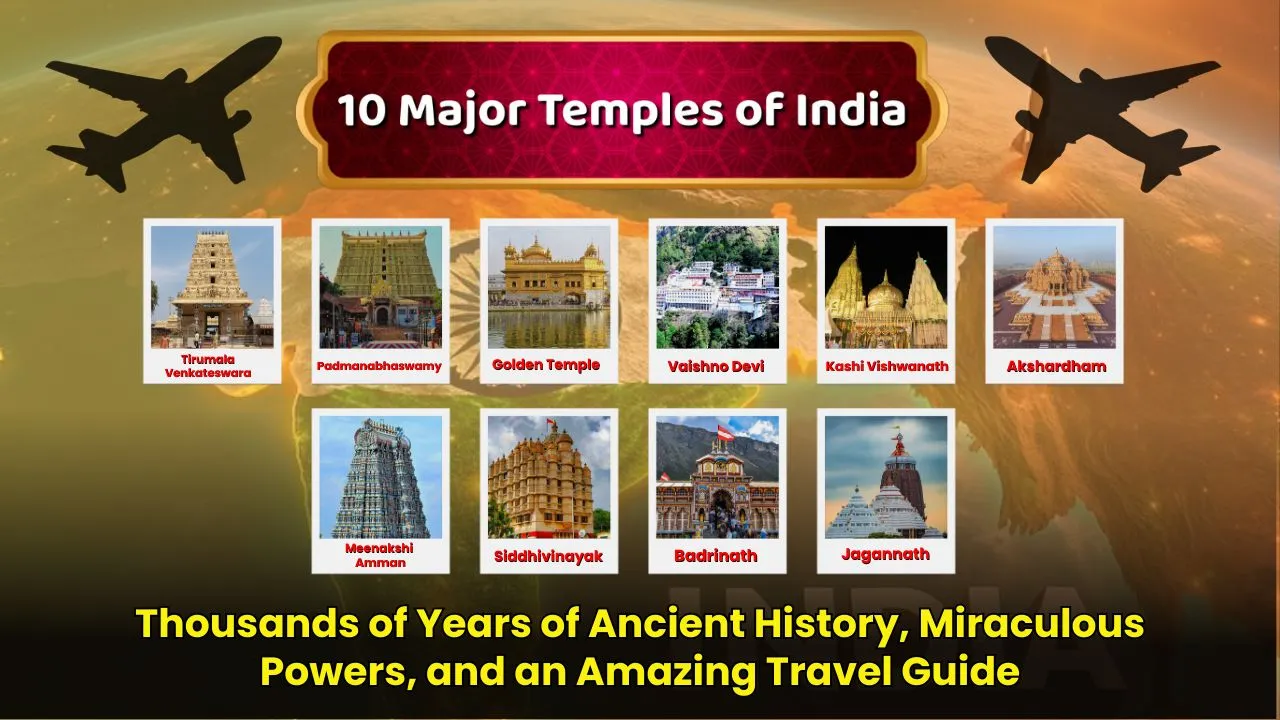 India's 10 Major Temples: History, Significance, and Travel Guide